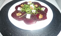 Carpaccio de betteraves