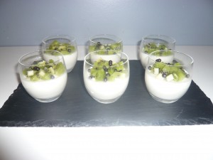 Panna Cotta aux kiwis