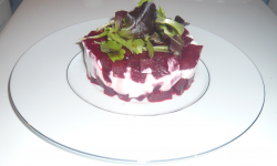 Tartare de betterave au fromage frais