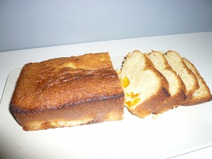 Cake aux abricots