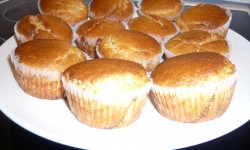 Muffins cœur fondant au chocolat