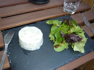 Bavarois aux poireaux