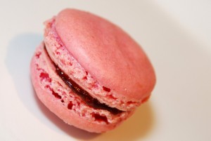 Macarons à la fraise